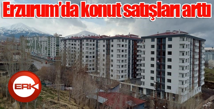 Erzurum’da konut satışları arttı