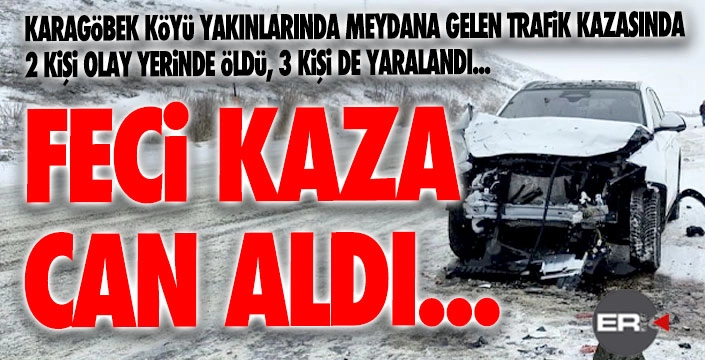 Erzurum'da trafik kazası: 2 ölü