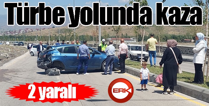 Erzurum’da trafik kazası: 2 yaralı