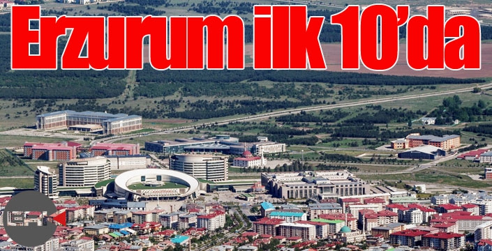 Erzurum ilk 10’da