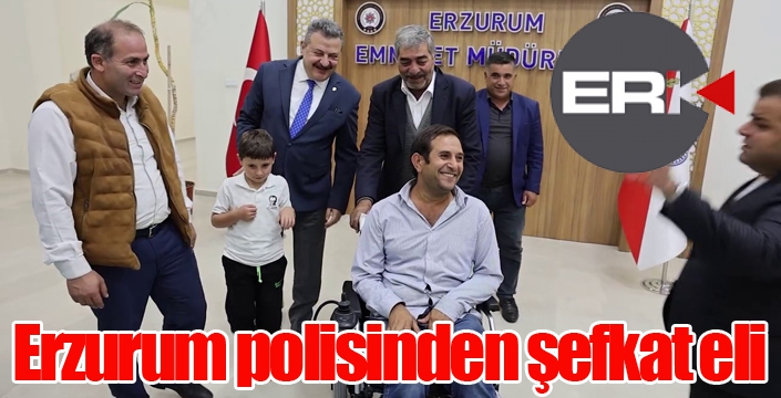 Erzurum polisinden şefkat eli