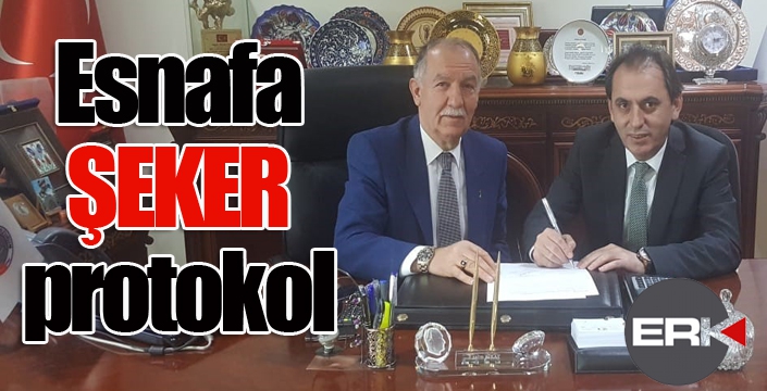 Esnafa ‘şeker’ protokol