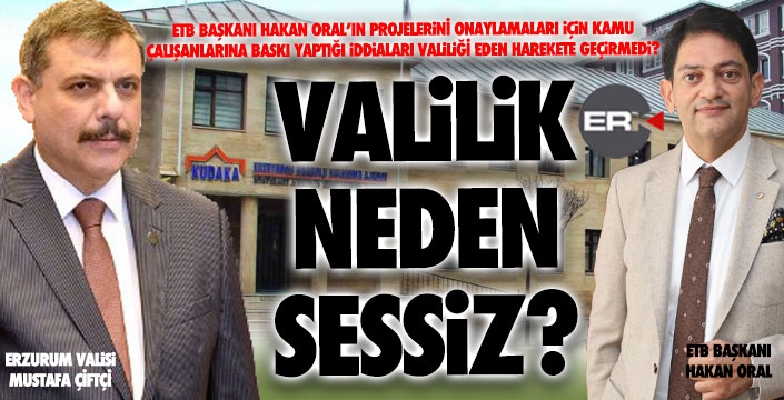 İddialar ciddi ama Valilik sessiz!