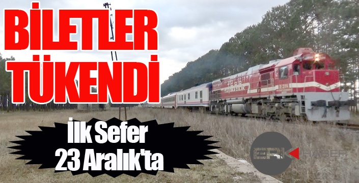 İlk Sefer 23 Aralık'ta; 5 bin 250 lira olan biletler tükendi