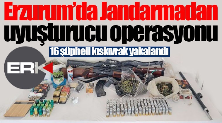 Jandarma’dan uyuşturucu operasyonu