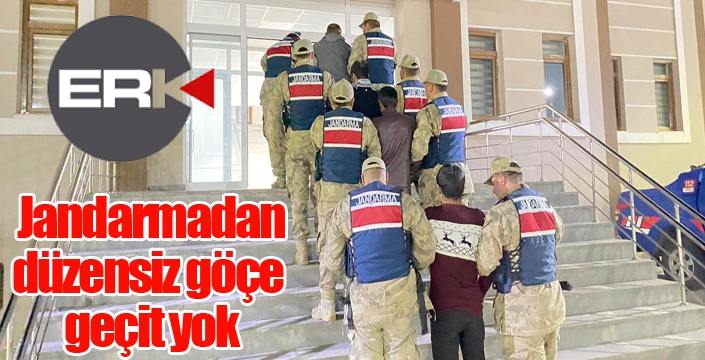 Jandarmadan düzensiz göçe geçit yok