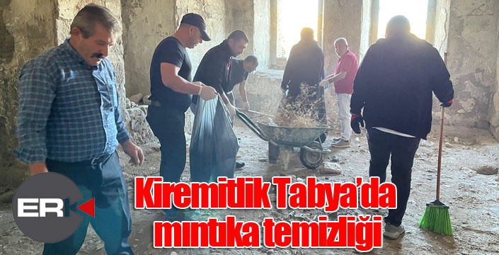 Kiremitlik Tabya’da mıntıka temizliği