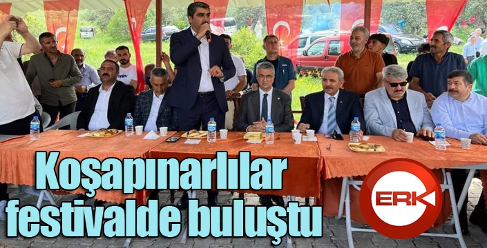 Koşapınarlılar festivalde buluştu