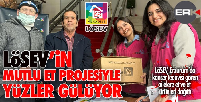 LÖSEV'in Mutlu Et Projesiyle yüzler gülüyor... 