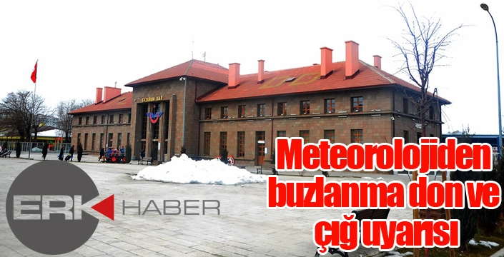 Meteorolojiden buzlanma, don ve çığ uyarısı