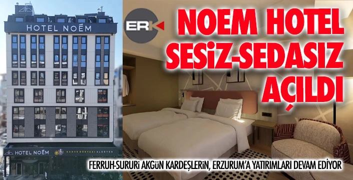 Noem Otel müşteri kabulüne başladı