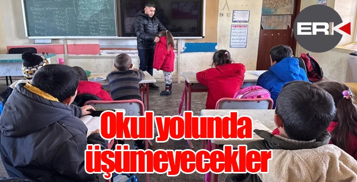 Okul yolunda üşümeyecekler