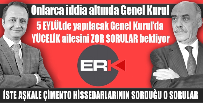 Onlarca iddia altında Genel Kurul