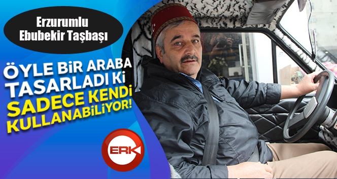 Öyle bir araba tasarladı ki sadece kendi kullanabiliyor