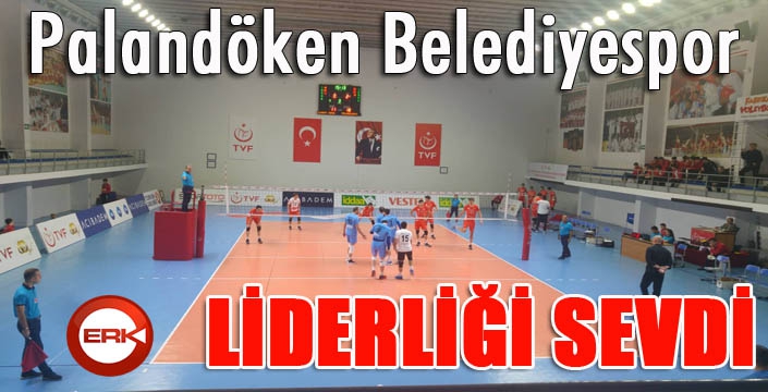 Palandöken Belediyespor liderliği sevdi