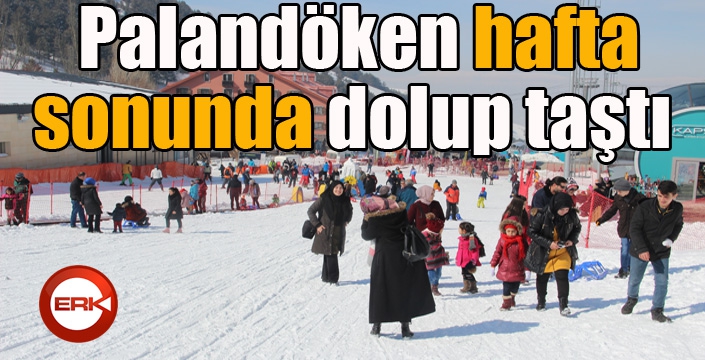 Palandöken hafta sonunda dolup taştı