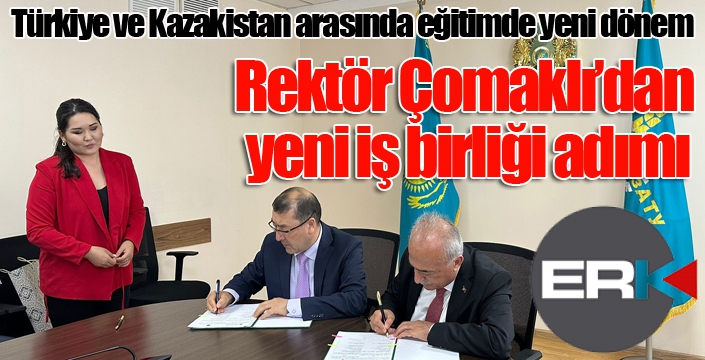 Rektör Çomaklı’dan yeni iş birliği adımı