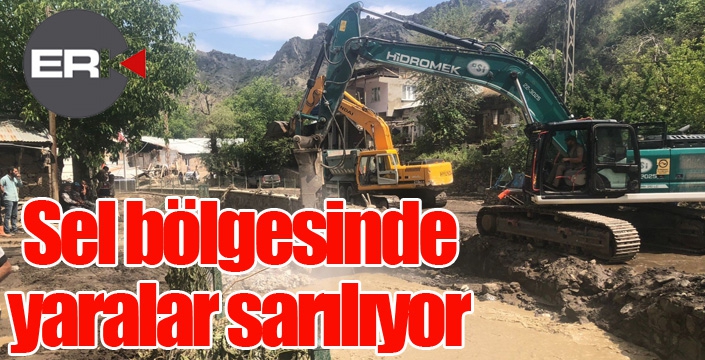 Sel bölgesinde yaralar sarılıyor...