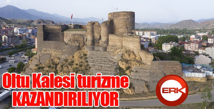 Tarihi Oltu Kalesi turizme kazandırılıyor