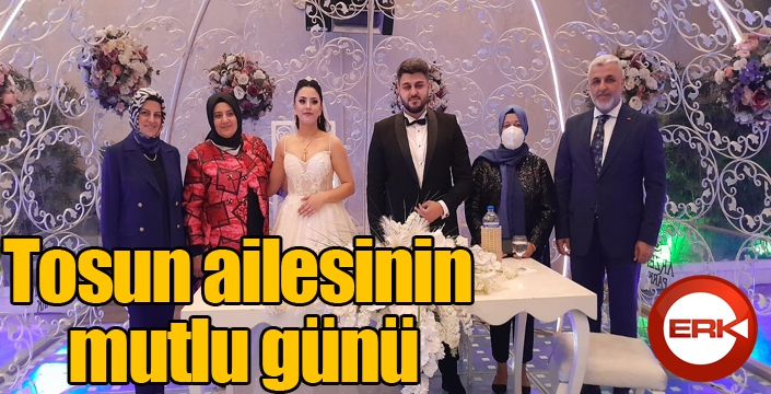 Tosun ailesinin mutlu günü