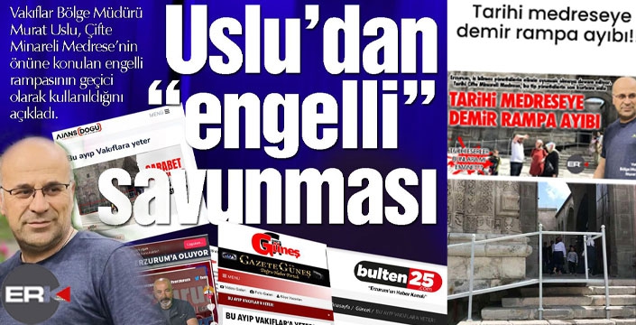 Uslu’dan “engelli” savunması 