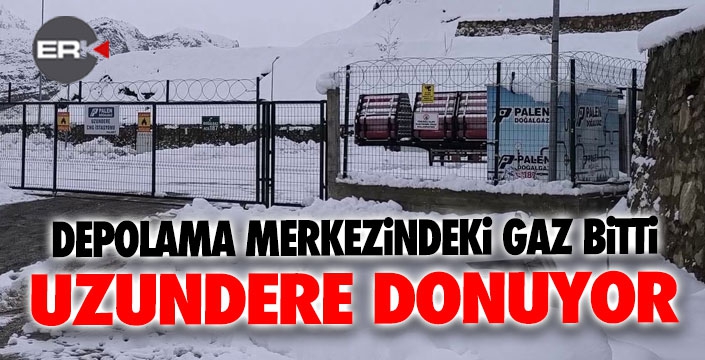 Uzundere'de doğalgaz krizi