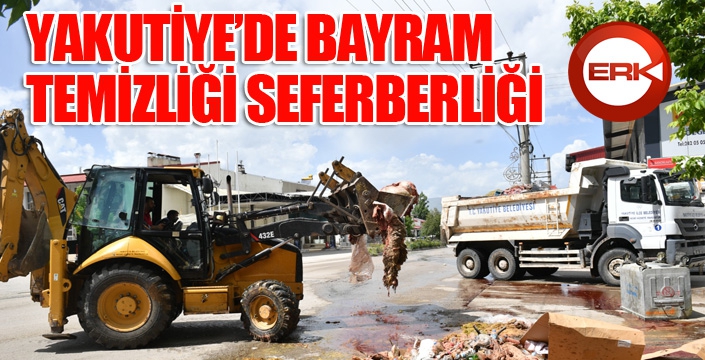 Yakutiye'de bayram temizliği seferberliği...