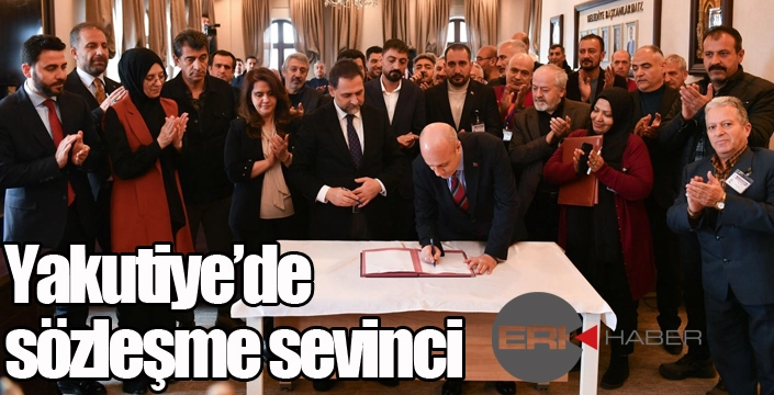 Yakutiye’de sözleşme sevinci